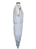 Open Edit Solid Gray Cocktail Dress Size S - photo 4