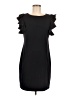 Tahari Solid Black Cocktail Dress Size 6 - photo 1