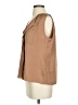 Vince Camuto 100% Polyester Tan Sleeveless Blouse Size 4 - photo 5