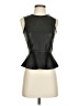 Theory 100% Lamb Black Sleeveless Top Size 00 - 0 - photo 1