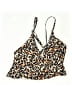 Unbranded Animal Print Brown Swimsuit Top Size M - photo 1