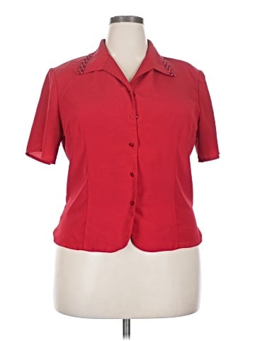 Laura Scott Short Sleeve Blouse (view 1)
