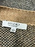 Studio Animal Print Brown Pullover Sweater Size S - photo 7