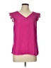 Fortune + Ivy 100% Polyester Pink Sleeveless Blouse Size L - photo 1