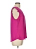 Fortune + Ivy 100% Polyester Pink Sleeveless Blouse Size L - photo 4