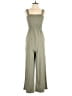 Automet Solid Green Jumpsuit Size S - photo 1