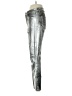 L'Agence Metallic Silver Jeans Size 27 waist - photo 5