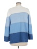 Alfred Dunner Color Block Blue Pullover Sweater Size EU 40 / US 10 - photo 2