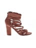 Forever 21 Brown Pink Sandals Size 5 1/2 - photo 1