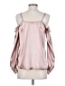 Belle + Sky 100% Polyester Pink Long Sleeve Blouse Size XS - photo 2