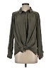 Harper 100% Tencel Green Long Sleeve Blouse Size S - photo 1
