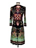 Chequer Paisley Black Casual Dress Size 4 - photo 2