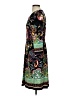 Chequer Paisley Black Casual Dress Size 4 - photo 5