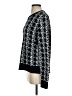 Lou & Grey 100% Nylon Houndstooth Black Pullover Sweater Size S - photo 5