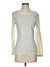 Tommy Hilfiger 100% Cotton Polka Dots Silver Pullover Sweater Size S - photo 1