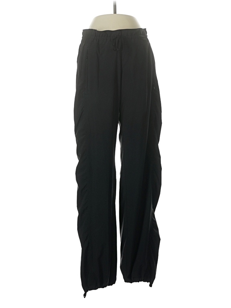 Pre-owned Athleta Track Pants In Black