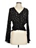 Paper Crane Black Long Sleeve Blouse Size P (petite) - photo 1