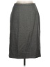 Max Mara 100% Cupro Solid Gray Casual Skirt Size 8 - photo 1