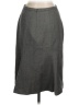 Max Mara 100% Cupro Solid Gray Casual Skirt Size 8 - photo 2