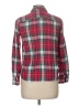 Natural Reflections 100% Cotton Plaid Red Long Sleeve Button-Down Shirt Size M - photo 2