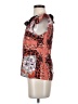 Odille Orange Short Sleeve Blouse Size 0 - photo 5