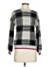 THML 100% Nylon Checkered-gingham Gray Pullover Sweater Size XS - photo 1