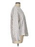 Ann Taylor Polka Dots Ivory Long Sleeve Blouse Size L - photo 4