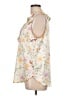 Cabernet 100% Polyester Floral Ivory Sleeveless Blouse Size L - photo 5