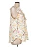 Cabernet 100% Polyester Floral Ivory Sleeveless Blouse Size L - photo 4