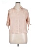 Unbranded Pink Short Sleeve Blouse Size XL (estimated) - photo 1
