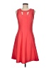 En Focus Studio Chevron-herringbone Red Cocktail Dress Size 8 - photo 1