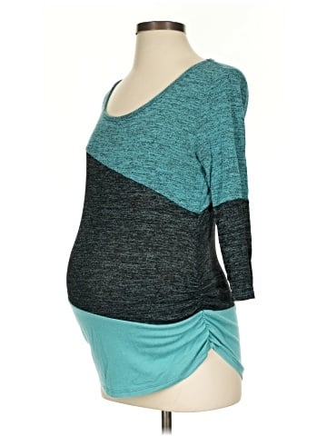 Olivia Blu Maternity 3/4 Sleeve Top (view 1)