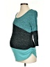 Olivia Blu Maternity Teal 3/4 Sleeve Top Size S - photo 1