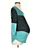 Olivia Blu Maternity Teal 3/4 Sleeve Top Size S - photo 4