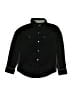 CALVIN KLEIN JEANS Solid Black Long Sleeve Button-Down Shirt Size 8 - photo 1