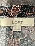 Ann Taylor LOFT 100% Rayon Paisley Black Long Sleeve Blouse Size M - photo 7