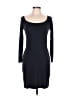 Three Dots Solid Black Casual Dress Size L (estimated) - photo 1