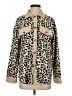 Unbranded 100% Polyester Animal Print Gold Coat Size S - photo 1