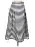 BB Dakota Stripes Gray Casual Skirt Size 2 - photo 2