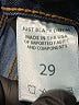 Just Black Chevron-herringbone Blue Jeans Size 29 waist - photo 8