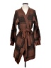 Time and Tru 100% Polyester Brown Cardigan Size S - photo 1