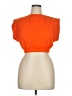 Shein Curve Orange Short Sleeve Top Size 0X - photo 1