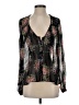 Assorted Brands 100% Polyester Black Long Sleeve Blouse Size S - photo 1
