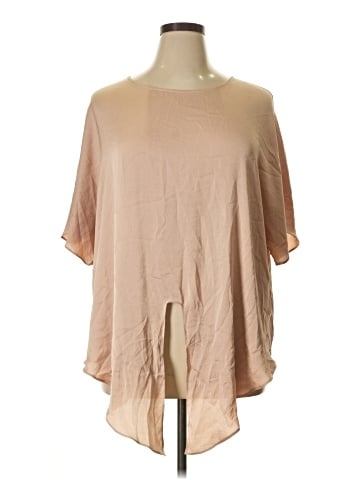 Bar III Short Sleeve Blouse (view 1)