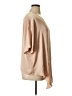 Bar III 100% Polyester Tan Short Sleeve Blouse Size XL - photo 4