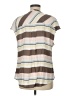 Torrid 100% Rayon Stripes Brown Short Sleeve Blouse Size Med Plus (00) - photo 2