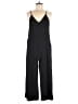 I. Joah 100% Polyester Solid Black Jumpsuit Size M - photo 1