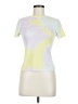 Shein Tie-dye Yellow Short Sleeve Turtleneck Size 6 - photo 1