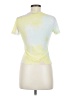 Shein Tie-dye Yellow Short Sleeve Turtleneck Size 6 - photo 2