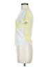 Shein Tie-dye Yellow Short Sleeve Turtleneck Size 6 - photo 5